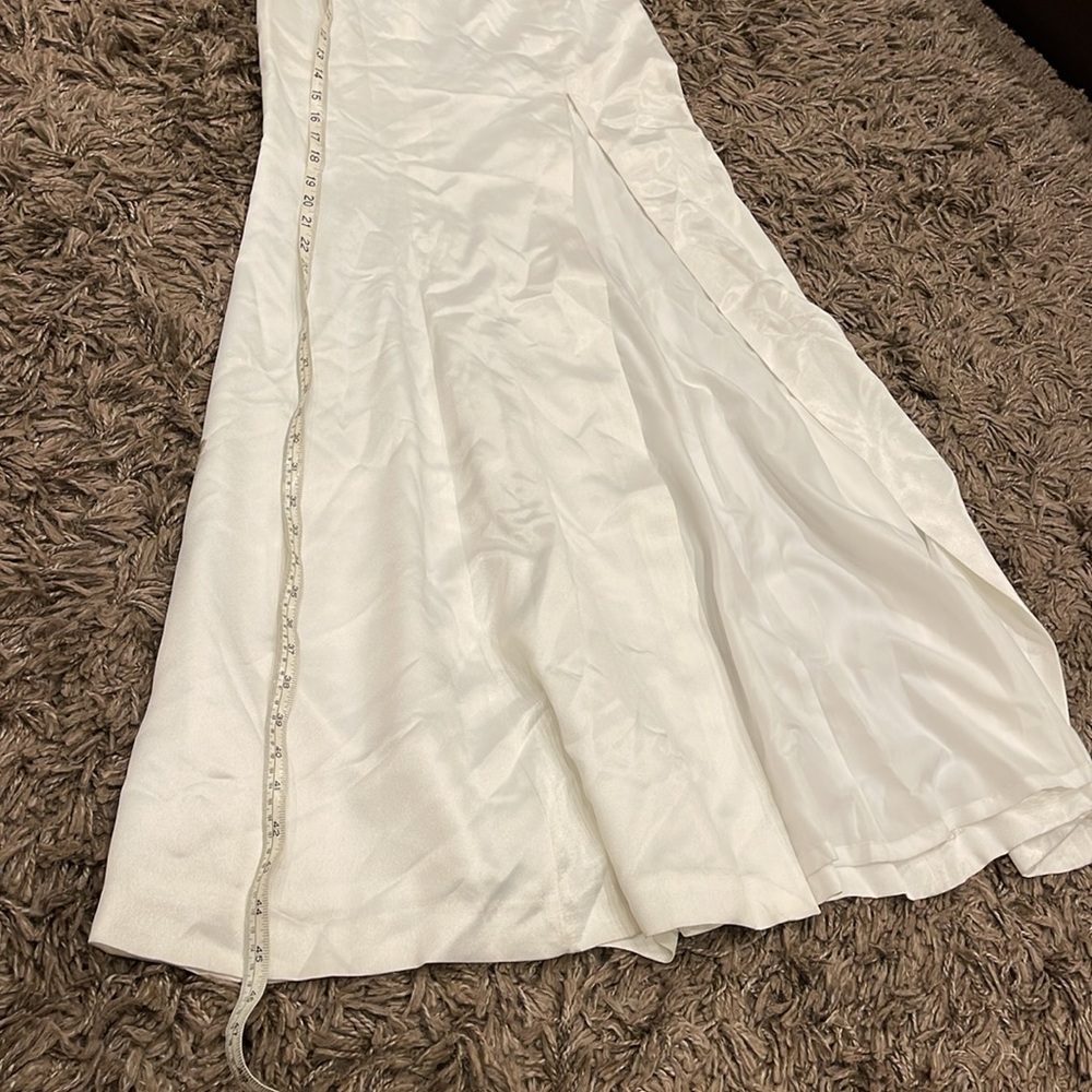 Landa Set  Size 4  Silk Long Evening Wedding Gown Vintage - Picture 13 of 17